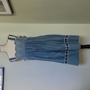 BCBGMaxAzria Runway blue dress